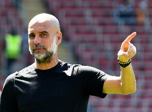 瓜迪奥拉：马尔穆什也可以出任9号位，他和哈兰德一起上效果更好